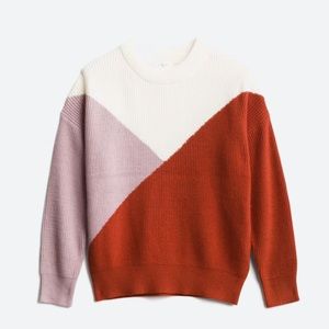 Karmiti Diagonal Colorblock Sweater